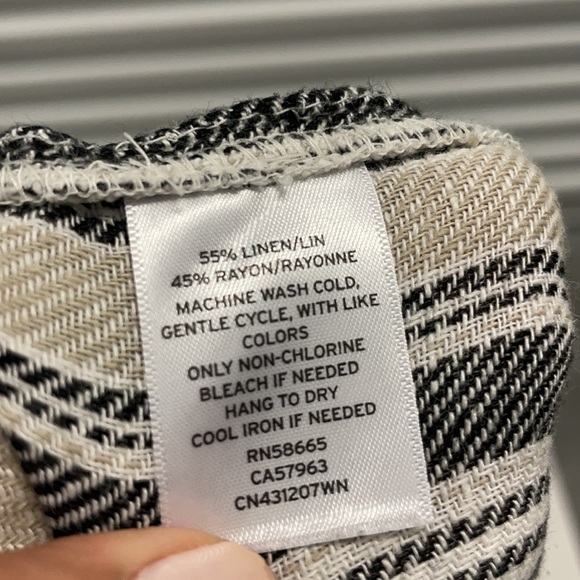 NWT Caslon – Striped Linen Blend Pants (Plus) - Picture 7 of 7